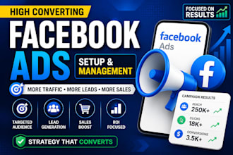 set up facebook ads and instagram ads that convert