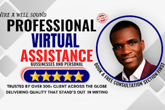 be your virtual assistance, cold calling, general administrative support