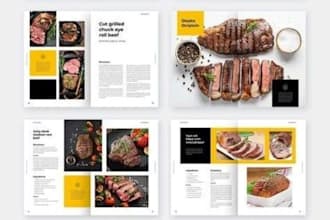 design food and beverage catalog catalogue for commercial kitchen suppliers