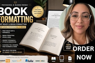 design book cover, book interior book formatting  ebook formatting kdp upload