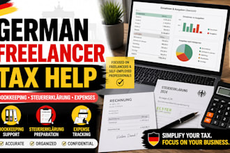 help german freelancers with tax preparation, bookkeeping and steuererklarung