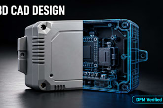 do 3d cad design and 3d product modeling
