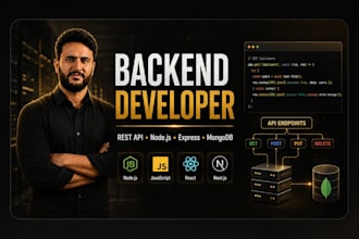 do backend web development as node express mongodb developer