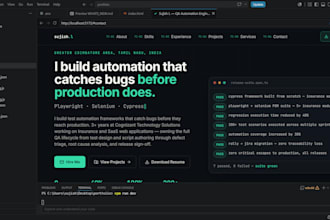 set up your test automation framework and QA strategy