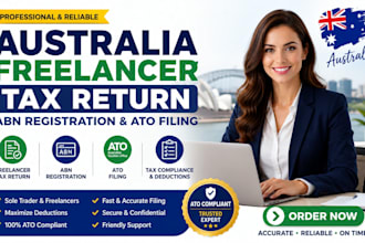 file australia freelancer tax return abn registration and ato filing