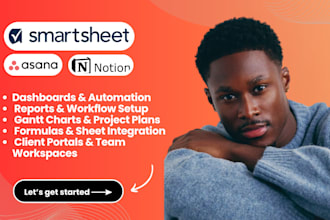 design a complete smartsheet project management system automation and dashboards