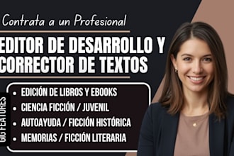 editare a fondo, corregire y maquetare tu novela, memorias o ebook