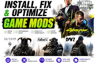 build fix optimize cyberpunk 2077 fallout 4 rdr2 skyrim sims gta 5