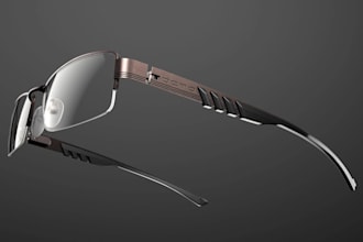 design dfm ready 3d cad sunglasses, eyewear concept design and 3d printing files