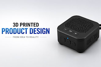 create stl file, 3d printing model, product prototype in solidworks fusion360