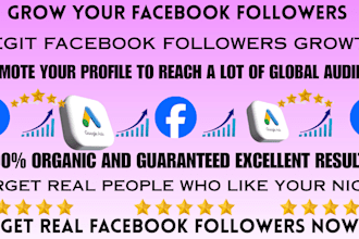 do legit facebook page promotion for organic followers growth using google ads