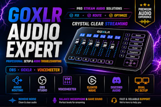 fix goxlr, voicemeeter, elgato mic, obs audio routing for streaming