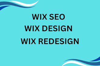 wix seo, wix design, wix redesign