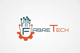 create a professional tech logo with brand identity