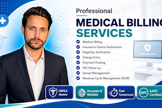 manage medical billing, insurance claims, and ar follow up
