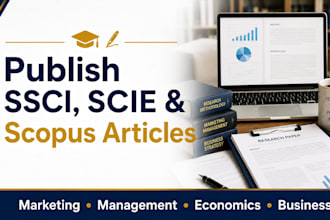 write and publish scopus article in marketing or economics