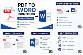 convert PDF to word with accuracy