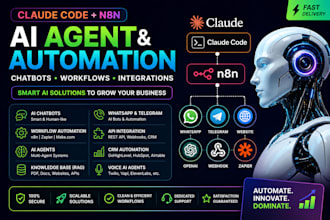 claude code ai agent n8n whatsapp telegram claude ai agent chatbot automation