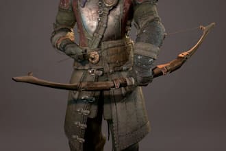 create custom 3d characters for unreal engine, vrm, VR and animation