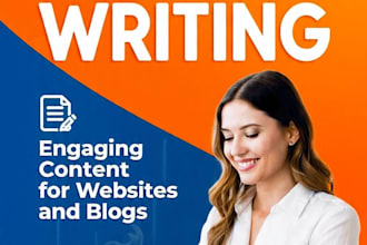 write SEO blog article, website content and wordpress post