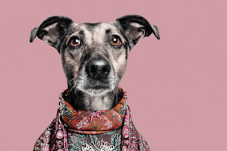 draw a fabulous animal pop art style