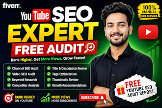 do youtube SEO, video optimization and channel audit