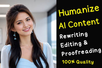 edit and humanize ai content, ai content editing services