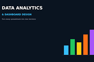 build a data analysis dashboard and report