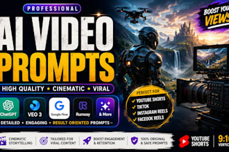 create cinematic ai video prompts for youtube shorts and veo 3