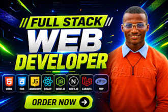 build website full stack developer frontend developer website app development