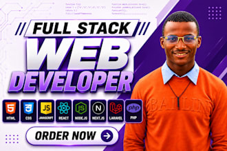 build website full stack developer frontend developer website app development