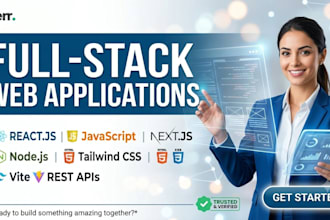 build high performance nextjs website or react web app