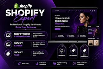design shopify theme, shopify benner, shopify tags
