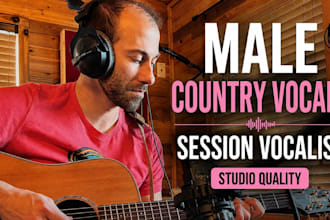 be male country singer and professional session vocalist