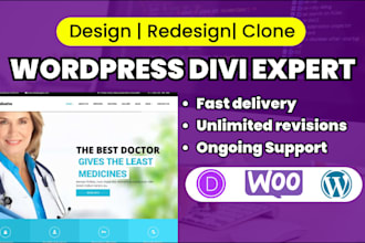 be your divi expert for wordpress divi website development
