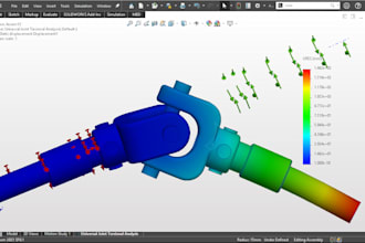perform fea simulation in solidworks software