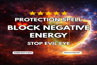 remove curse, evil eye, third eye black magic and cast spiritual energy cleanse