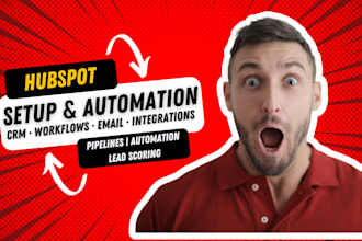 setup and configure hubspot crm, workflows and marketing automation