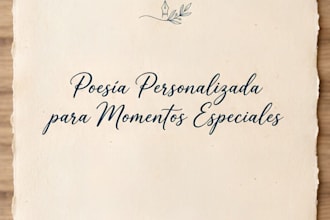 write creative and emotional poetry for you