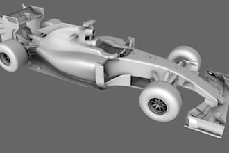 design f1 car body parts,f1 car chassis frame,3d printing vehicle part,solidwork