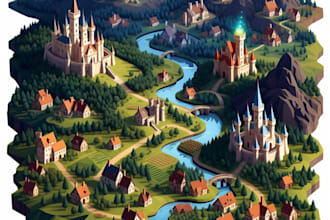 create a custom fantasy map