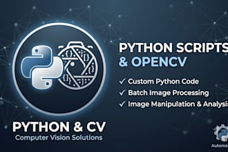 write python scripts for opencv and image processing