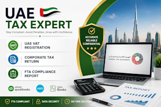 register your uae vat, file corporate tax return and prepare fta report