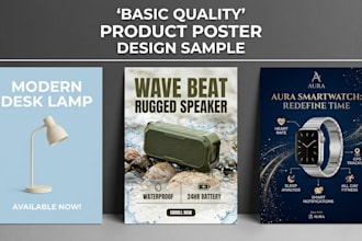 provide professional posterdesign services for you