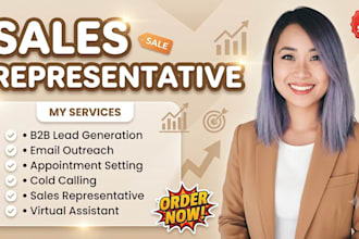 be sales closer sales rep salesperson b2b sales virtual assistant