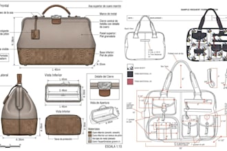do handbag backpack tote and purse design concepts with tech packs