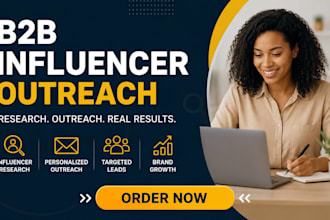 do b2b influencer outreach and influencer research