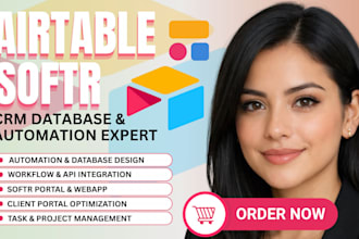 build a custom airtable and softr web app, client portal, airtable dashboard