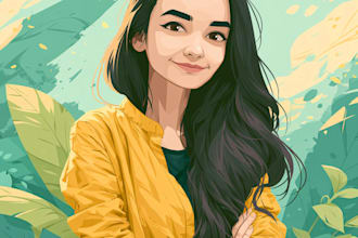 do a cartoon portrait