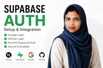 integrate supabase auth, google login, github oauth in nextjs